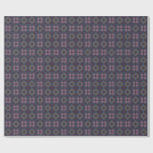 Farbiges geometrisches Diamantmuster Geschenkpapier (Flach)