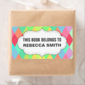 Farbiges geometrisches Etikett | BUCHZEICHEN (Insitu)