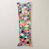 Farbiges geometrisches Gemustertes Kissen (Vorderseite Vertikal)