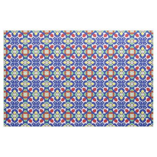 Farbiges geometrisches Inspiriertes Muster Stoff (Fat Quarter (45,7 x 55,9 cm))