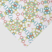 Farbiges geometrisches Mandala-Muster Seidenpapier (Detail)