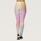 Farbiges geometrisches, modernes Diamantmuster #13 Leggings (Rückseite)