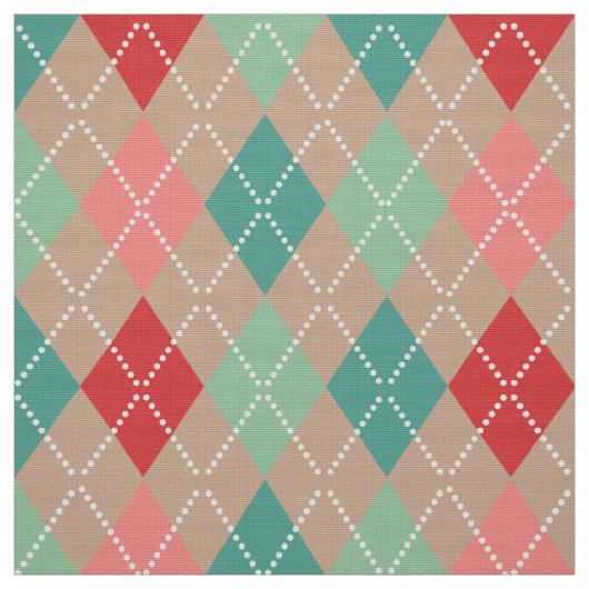 Farbiges geometrisches Muster 3 Stoff (Muster)