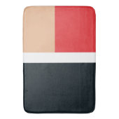 Farbiges geometrisches Muster Badematte (Vorderseite Vertikal)