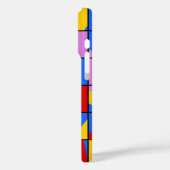 Farbiges geometrisches Muster Case-Mate iPhone Hülle (Rückseite / Links)