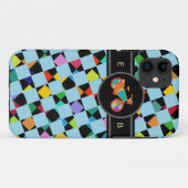 farbiges geometrisches Muster Case-Mate iPhone Hülle (Rückseite (Horizontal))