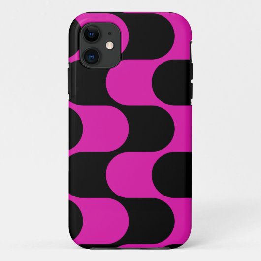 Farbiges geometrisches Muster Case-Mate iPhone Hülle (Rückseite)