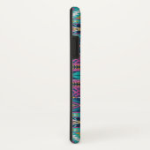 Farbiges geometrisches Muster Case-Mate iPhone Hülle (Hinten/Rechts)