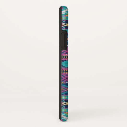 Farbiges geometrisches Muster Case-Mate iPhone Hülle (Hinten/Rechts)