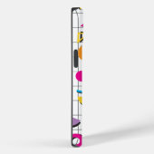 Farbiges geometrisches Muster der 80er Jahre Case-Mate iPhone Hülle (Rückseite / Rechts)