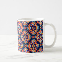 Farbiges geometrisches Muster der Aztec Kaffeetasse
