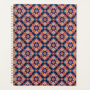 Farbiges geometrisches Muster der Aztec Planer