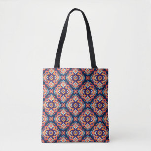 Farbiges geometrisches Muster der Aztec Tasche