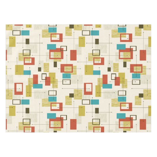 Farbiges geometrisches Muster der Moderne Mitte de Tischdecke (Vorderseite (Horizontal))