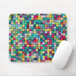 Farbiges geometrisches Muster der Mosaike Mousepad