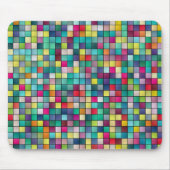 Farbiges geometrisches Muster der Mosaike Mousepad (Vorne)