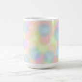 Farbiges geometrisches Muster des Regenbogens Kaffeetasse (Mittel)