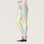 Farbiges geometrisches Muster des Regenbogens Leggings (Links)