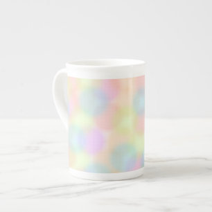 Farbiges geometrisches Muster des Regenbogens Porzellantasse