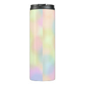 Farbiges geometrisches Muster des Regenbogens Thermosbecher (Rückseite)