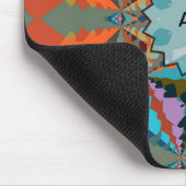 Farbiges geometrisches Muster des südlichen Wester Mousepad (Ecke)