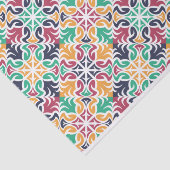 Farbiges geometrisches Muster entcoupage Seidenpapier (Ausschnitt)