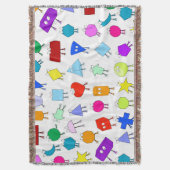 Farbiges geometrisches Muster für 2D & 3D-Formen f Decke (Vorderseite Vertikal)