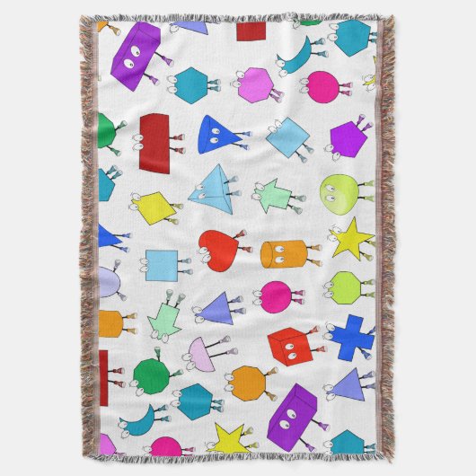 Farbiges geometrisches Muster für 2D & 3D-Formen f Decke (Vorderseite Vertikal)