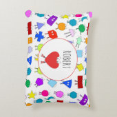 Farbiges geometrisches Muster für 2D & 3D-Formen f Dekokissen (Rückseite(Vertikal))