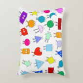 Farbiges geometrisches Muster für 2D & 3D-Formen f Dekokissen (Vorderseite(Vertikal))