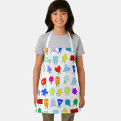 Farbiges geometrisches Muster für 2D & 3D-Formen f Schürze (Insitu)