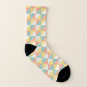Farbiges geometrisches Muster für Abstrakte Dreiec Socken (Rechts - Außen)