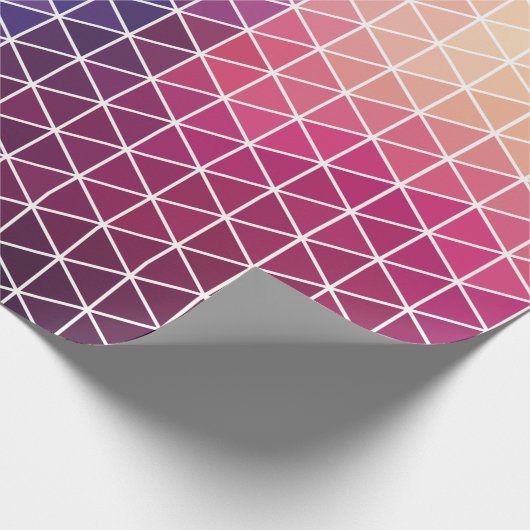 Farbiges geometrisches Muster Geschenkpapier (Ecke)