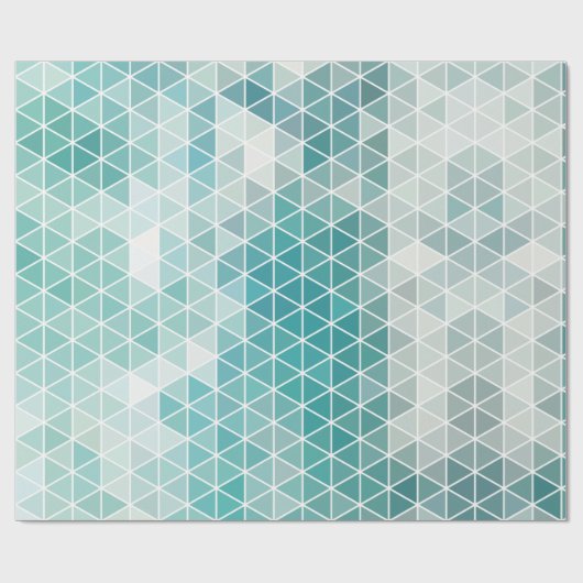 Farbiges geometrisches Muster Geschenkpapier (Flach)