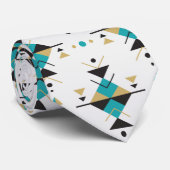 Farbiges geometrisches Muster im Südwesten des Sta Krawatte (Gerollt)