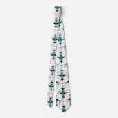 Farbiges geometrisches Muster im Südwesten des Sta Krawatte (Rückseite)