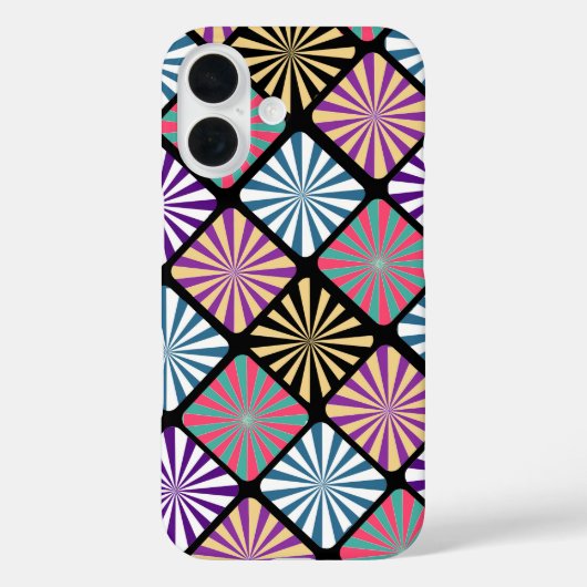 Farbiges geometrisches Muster iPhone / iPad-Hülle Case-Mate iPhone Hülle (Rückseite)