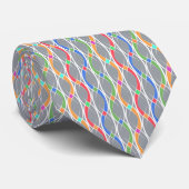 Farbiges geometrisches Muster. Krawatte (Gerollt)