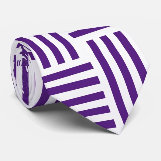 Farbiges geometrisches Muster Krawatte (Gerollt)