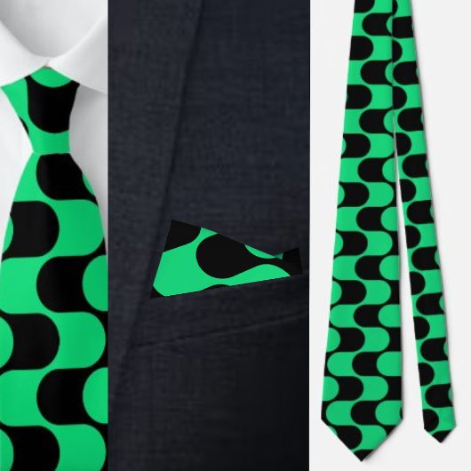 Farbiges geometrisches Muster Krawatte