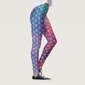 Farbiges geometrisches Muster Leggings (Rechts)