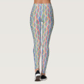 Farbiges geometrisches Muster. Leggings (Rückseite)