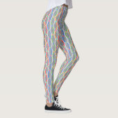 Farbiges geometrisches Muster. Leggings (Rechts)