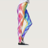 Farbiges geometrisches Muster Leggings (Rechts)