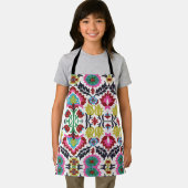 Farbiges geometrisches Muster, leuchtendes Muster Schürze (Insitu)