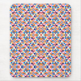 Farbiges geometrisches Muster Mauspad 