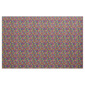 Farbiges geometrisches Muster mit Hexagonen Stoff (Yard (91,4 cm))