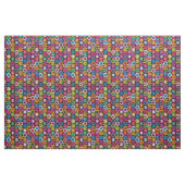 Farbiges geometrisches Muster mit Hexagonen Stoff (Fat Quarter (45,7 x 55,9 cm))