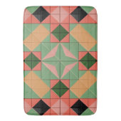 Farbiges geometrisches Muster mit symmetrischem Qu Badematte (Vorderseite Vertikal)