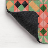 Farbiges geometrisches Muster mit symmetrischem Qu Mousepad (Ecke)